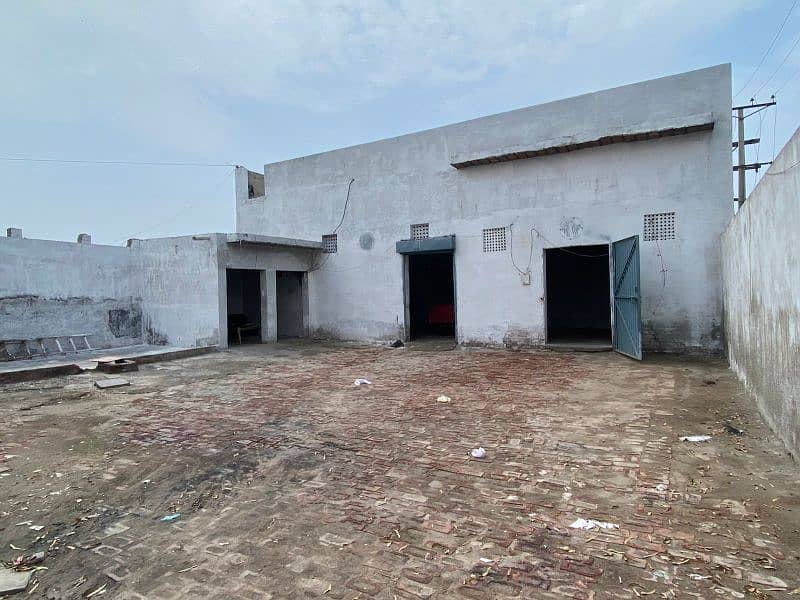 1 Kanal Factory Avlb for Sale at 208 chak Near Kshmir pul Canal Rd FSD 7