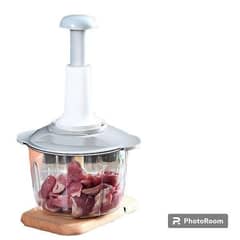 manual hand press food chopper