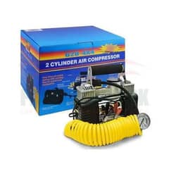 Dual 2 Cylinder Heavy Duty Double Air Compressor or Car Inflator