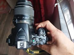 Nikon D 5500 with 18-55mm lens