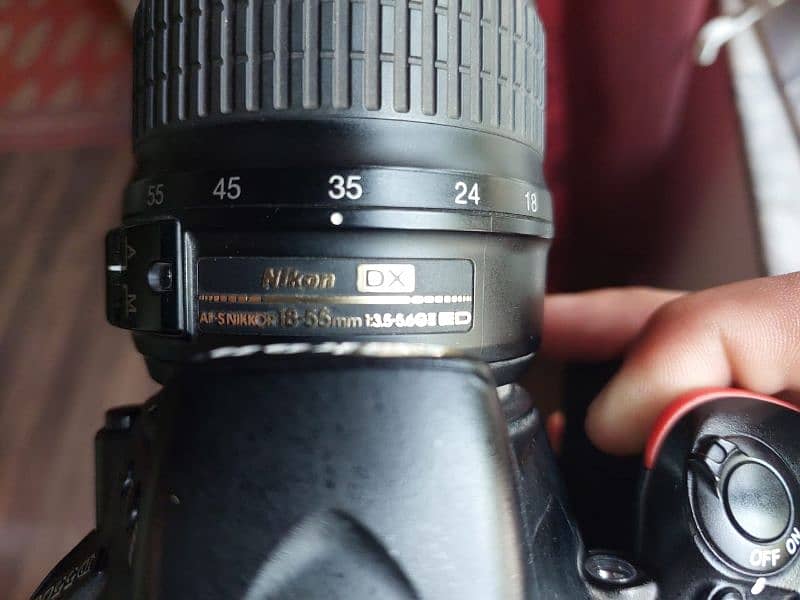 Nikon D 5500 with 18-55mm lens 1