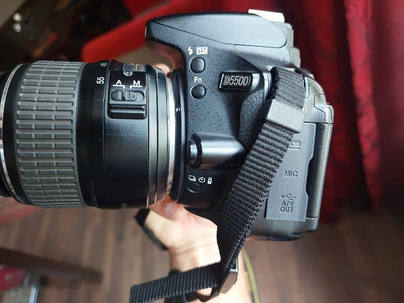 Nikon D 5500 with 18-55mm lens 8