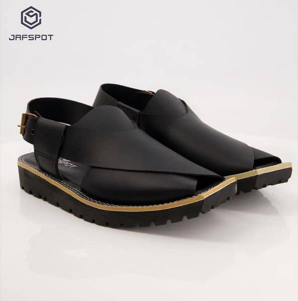 chappal - peshawari chappal - black peshawari chappal 3