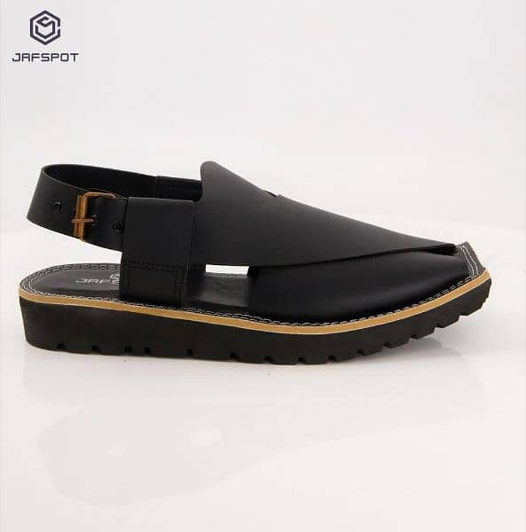 chappal - peshawari chappal - black peshawari chappal 4