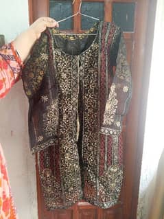 Fancy Black 3 piece Stitched Suit for 3500