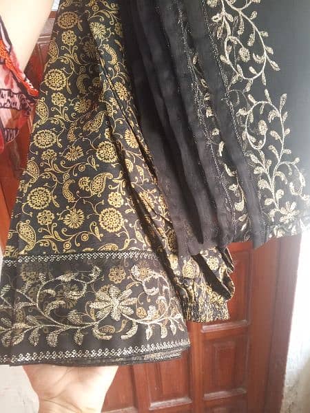 Fancy Black 3 piece Stitched Suit for 3500 3