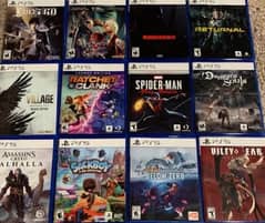 Ps5 and Ps4 games available