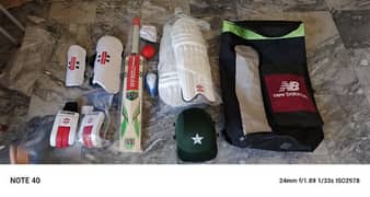 A full kit of cricket