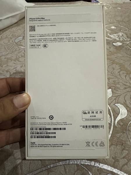 I Phone 15 Promax PTA Approved  256GB Natural Titanium. 1