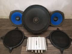 Amplifier woofer speaker used in Mehran alto cultus charade Fx coure