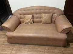 Sofa Set of Rexin 2x 2 seater sofa and 1x seater sofa 0