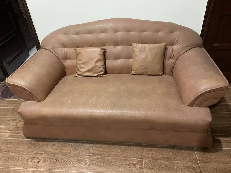 Sofa Set of Rexin 2x 2 seater sofa and 1x seater sofa 0