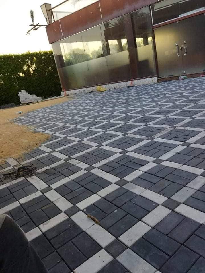 Paver / Tuff tiles / Kerb block / Solid block / 60mm / Concrete block 1