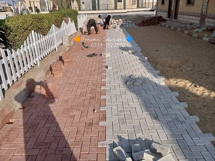 Paver / Tuff tiles / Kerb block / Solid block / 60mm / Concrete block 16