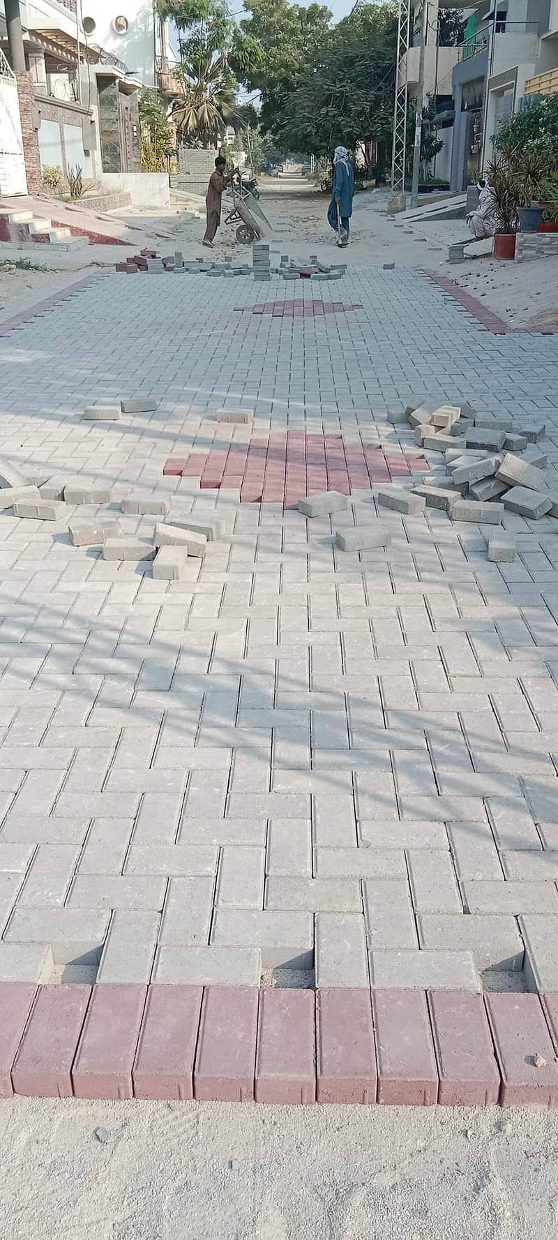 Paver / Tuff tiles / Kerb block / Solid block / 60mm / Concrete block 18