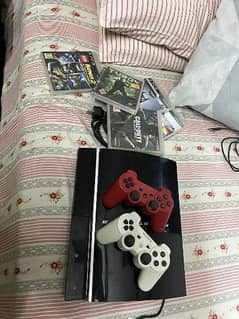 PS3 FOR SALE WITH TWO CONTROLLERS