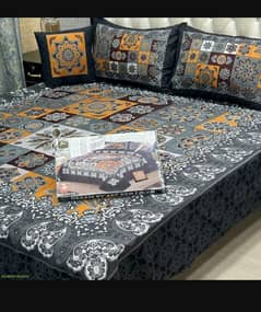 4 pcscrystal cotton painted double bedsheet