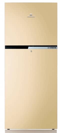 Dawlance e-chrome metalic gold refrigerator