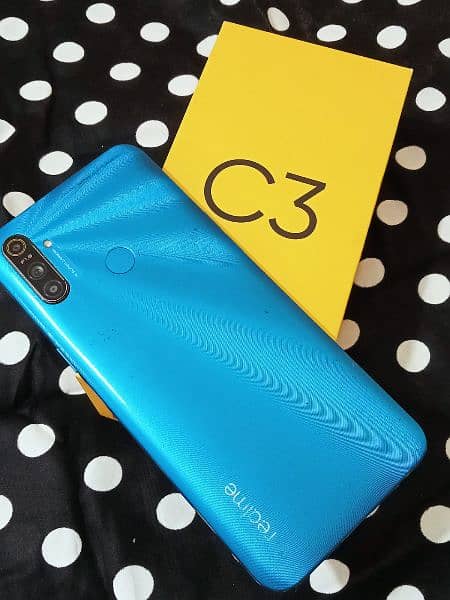 Realme C3 3/32GB , 5000mAh with complete box  for sale 2