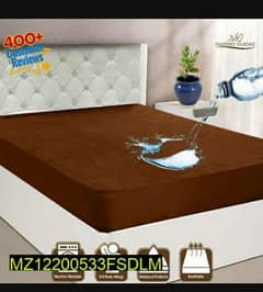 cotton plan double bed mattress cover 0