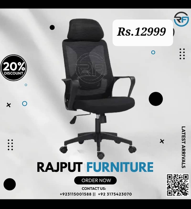 Rajput Furniture Computer Chairs Office Chair Revolving Recliner chair 17