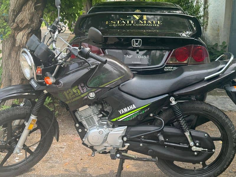 Yamaha YBR G 24 model Islamabad number 0