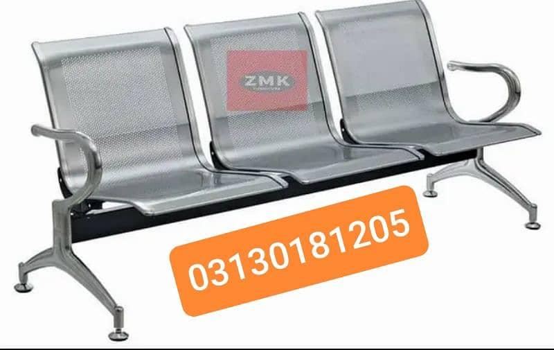 steel bench with Cushion imported | waiting Area | visitor 03130181205 1