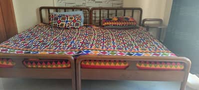 Single Solid Wood Bed