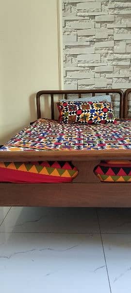 Single Solid Wood Bed 2