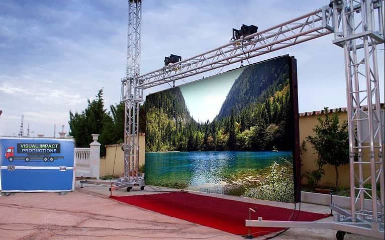 SMD Indoor P2.5Screen-Pole Streamer Outdoor P8-Video Wall-Standee 0