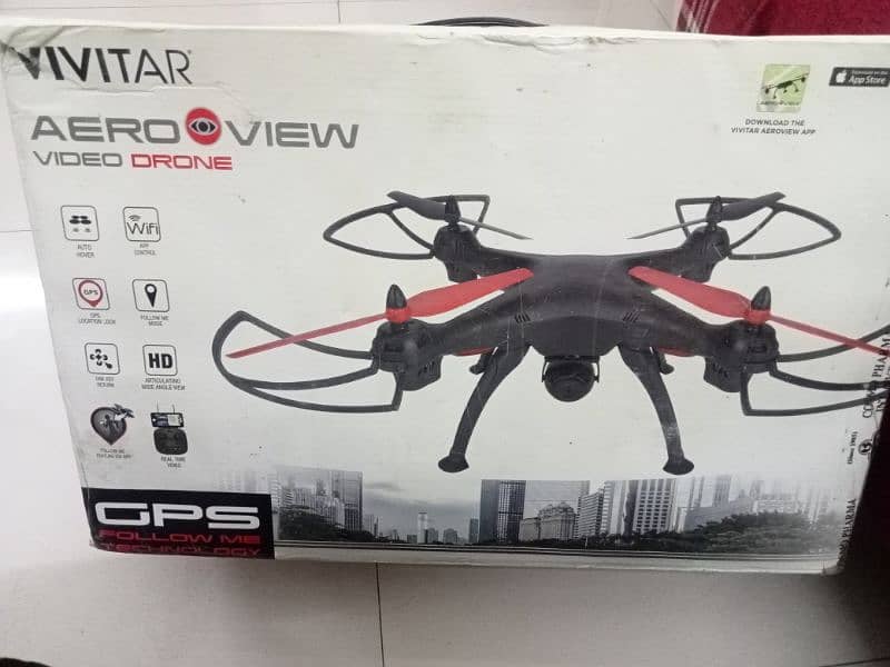 Vivitar aero view video drone without charger 2