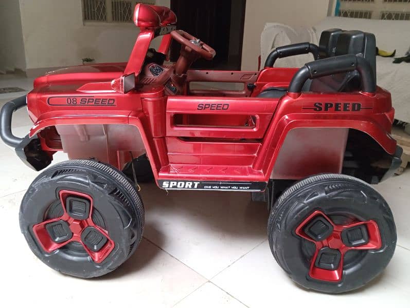 red kids jeep 2