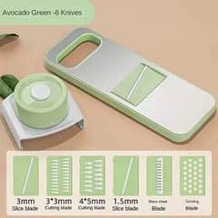 5in1 Manual Food Grater,  Safe Mandoline Slicer for Kitchen