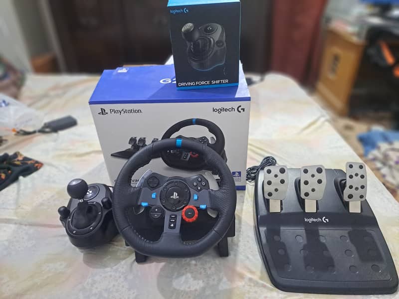 Logitech G29 Steering Wheel + Gear Shifter with Box 0