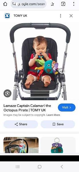 Lamaze Captain Calamari clip on toy. Brand new 1