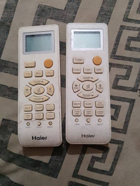 Haier DC inverter ac remote original urgent sale 3