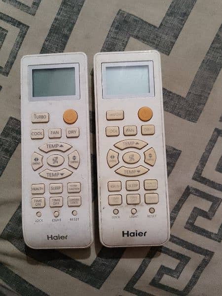 Haier DC inverter ac remote original urgent sale 5