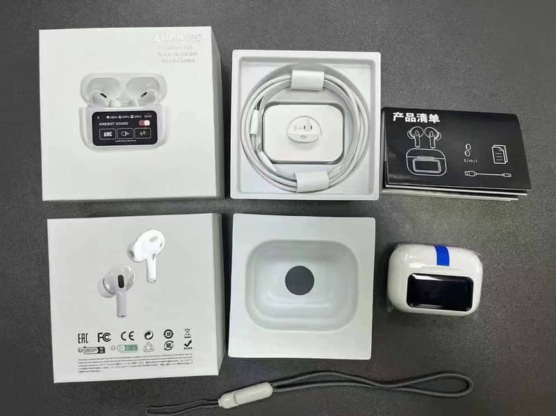 A9 Airpods Pro with Touch Screen LED Digital Display 2