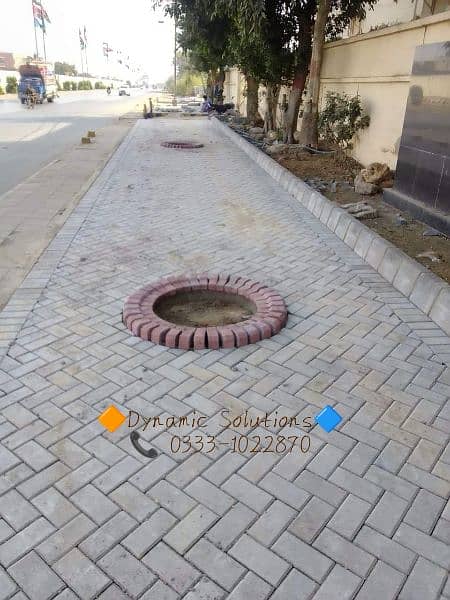 Pavers / Tuff Tiles / Kerb Blocks / Blocks / 50mm / Hollow Blocks 5