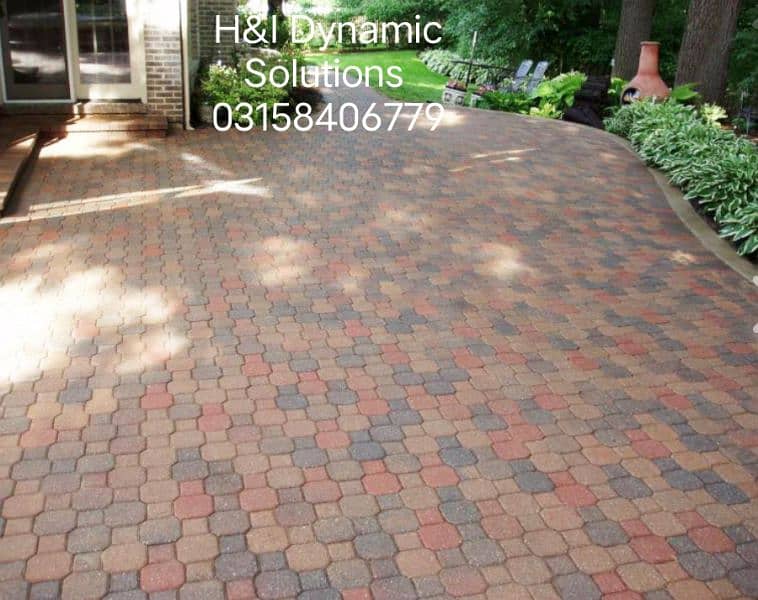 Pavers / Tuff Tiles / Kerb Blocks / Blocks / 50mm / Hollow Blocks 8