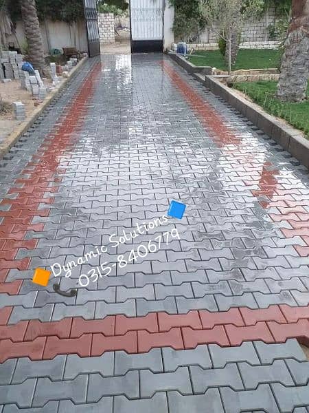 Pavers / Tuff Tiles / Kerb Blocks / Blocks / 50mm / Hollow Blocks 11