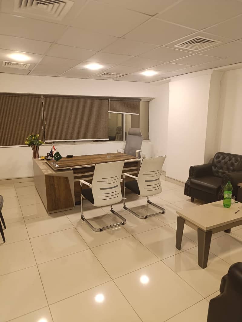 1100 sqft furnished office available for rent in WTC Islamabad 16