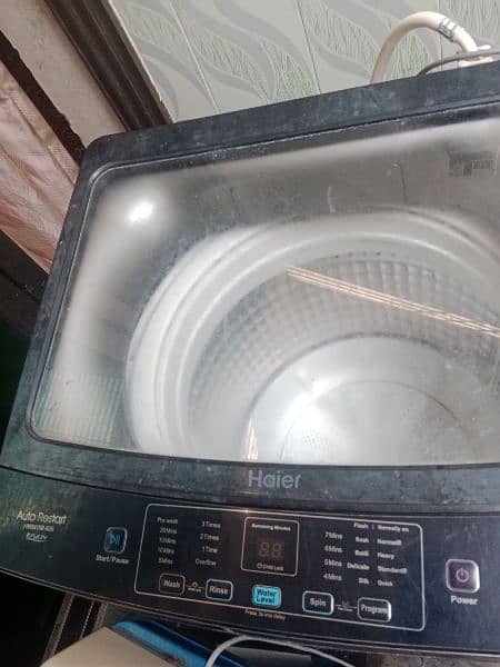 Haier automatic machine dryer and washer 8