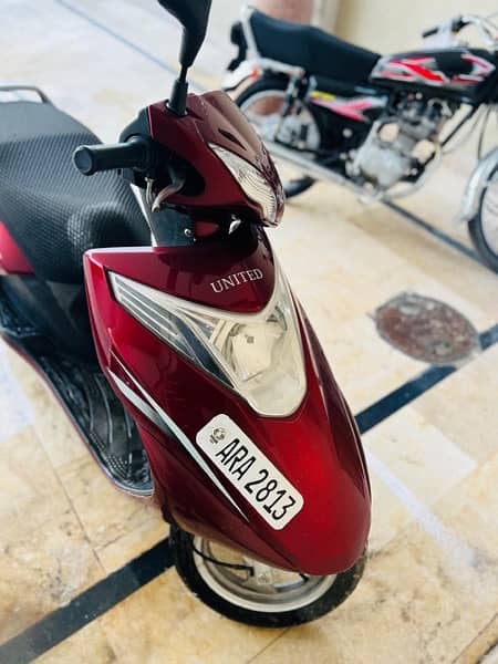 United Scooty 100CC Red Color 2