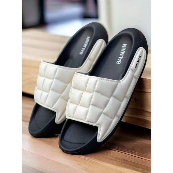 plain slippers white color online delivery 2