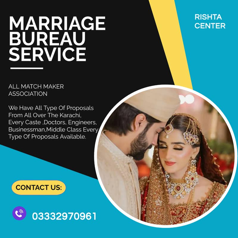 Marriage bureau services || Marriage consultant 0