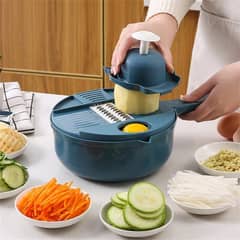 12 in 1 Multifunctional Vegetable Cutter, Salad Utensils Chopper