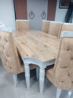 Golden Oak Delight 8 seater Dining Table