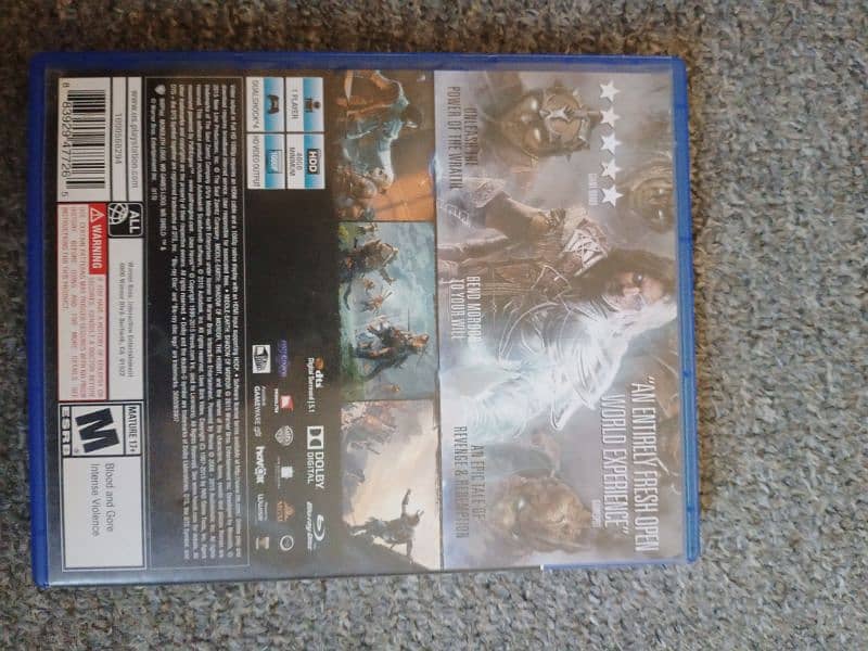 Shadow of Mordor game of the year edition ps4 2