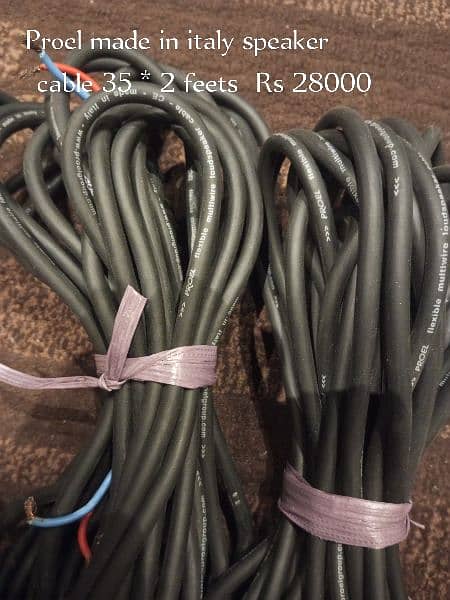 Branded cables ( Klipsch Marantz Yamaha Denon amplifier kef Bose jbl 11